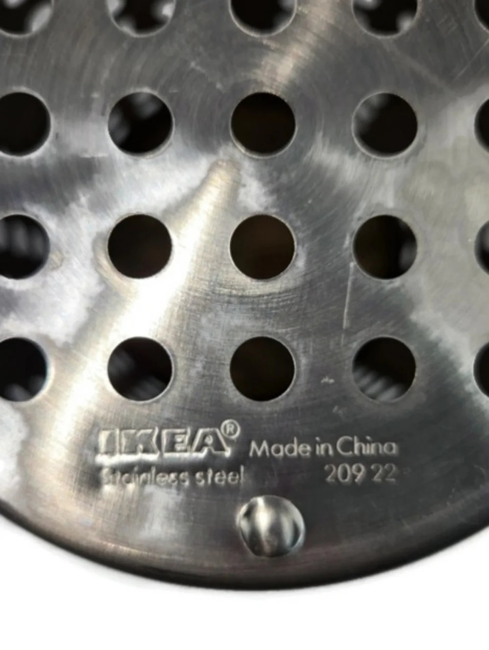 IKEA Stainless Utensil Holder w Plastic Insert Kitchen Organizer NWOT